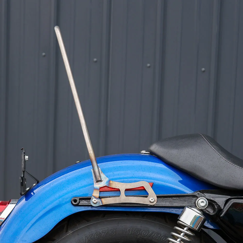 Sportster Bolt On Sissy Bar For Chopped Struts - 2004 & Up - 14"
