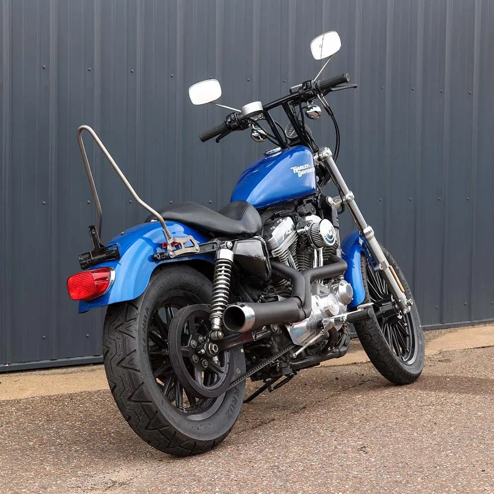 Sportster Bolt On Sissy Bar For Chopped Struts - 2004 & Up - 14"