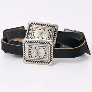 SQUARE CONCHO BELT
