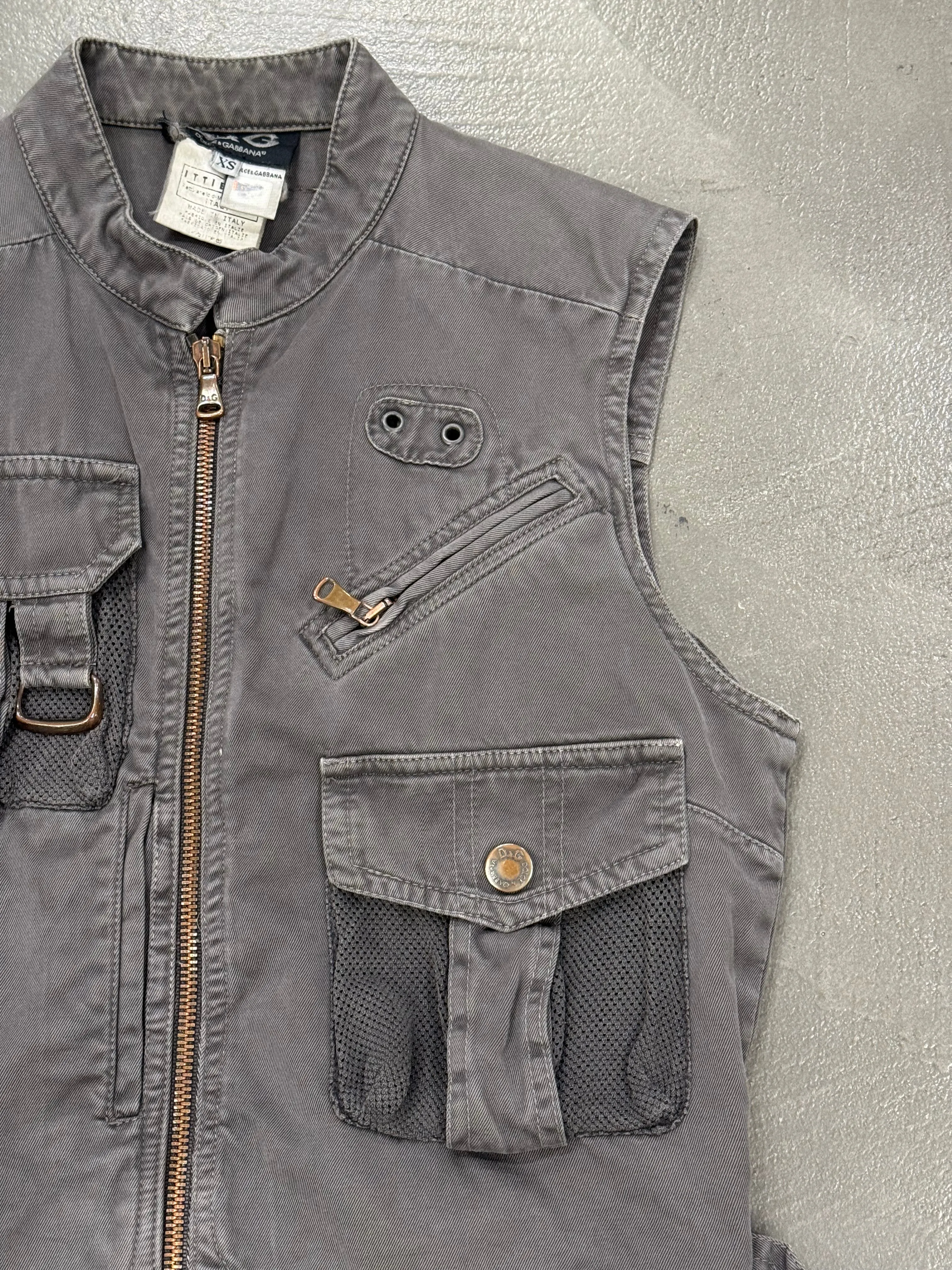 S/S2003 Dolce & Gabbana military utility vest