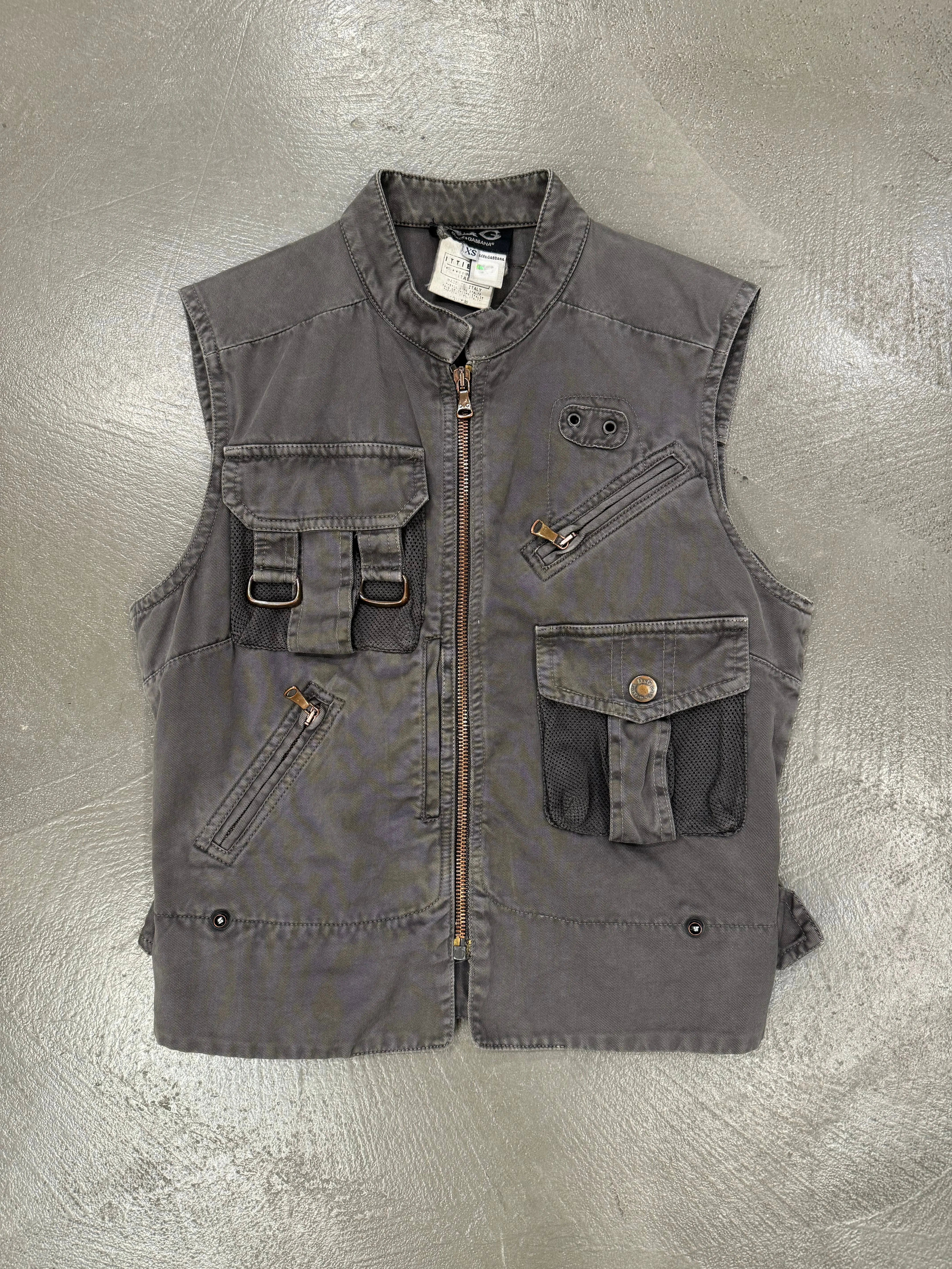 S/S2003 Dolce & Gabbana military utility vest