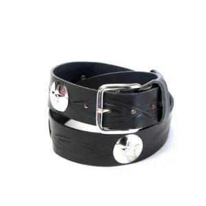 ST116  1 1/2" Belt w/ Star Conchos