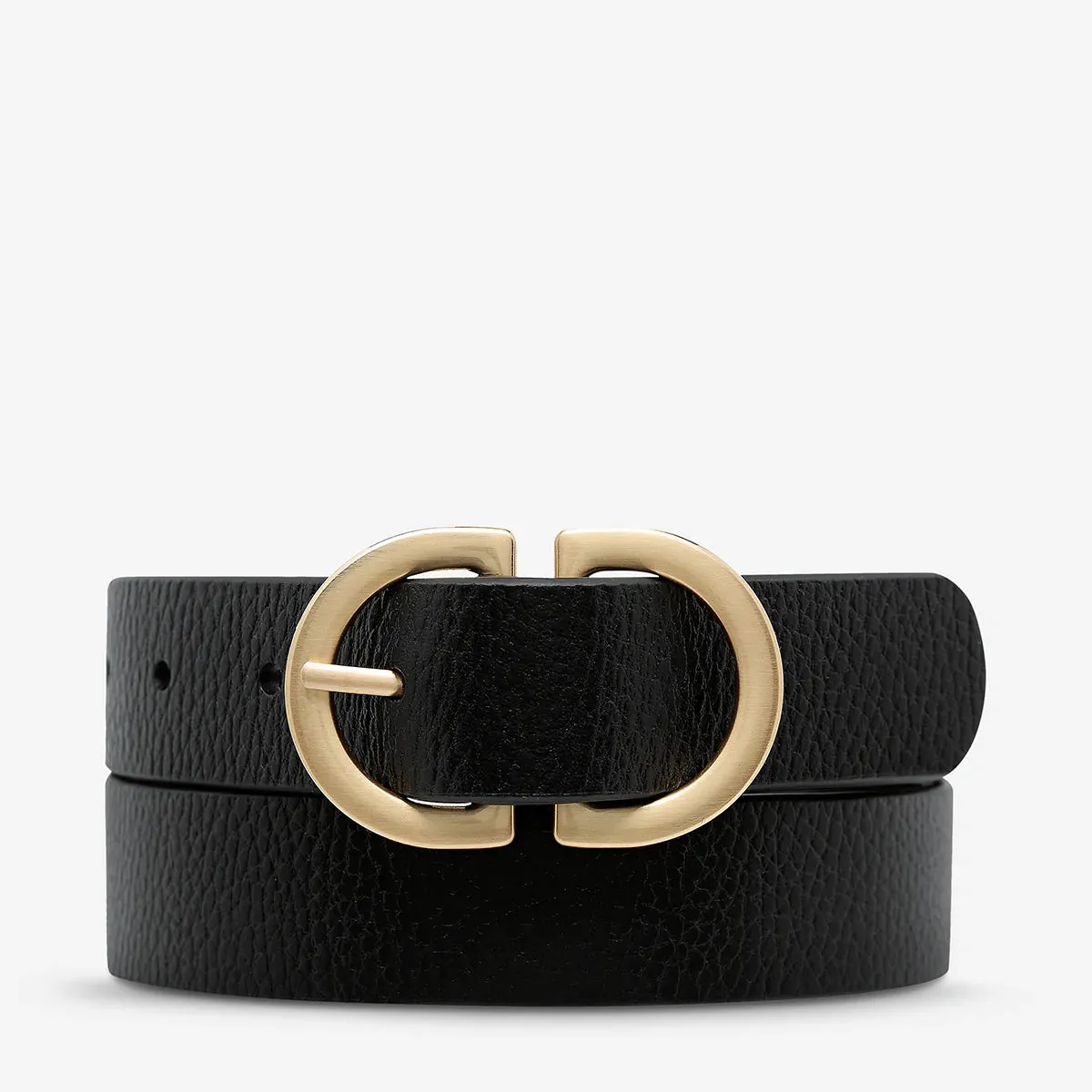 STATUS ANXIETY II IN REVERSE Belt - black/gold