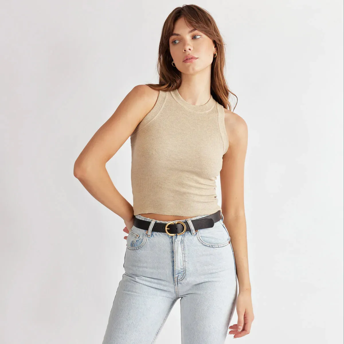 STATUS ANXIETY II IN REVERSE Belt - black/gold
