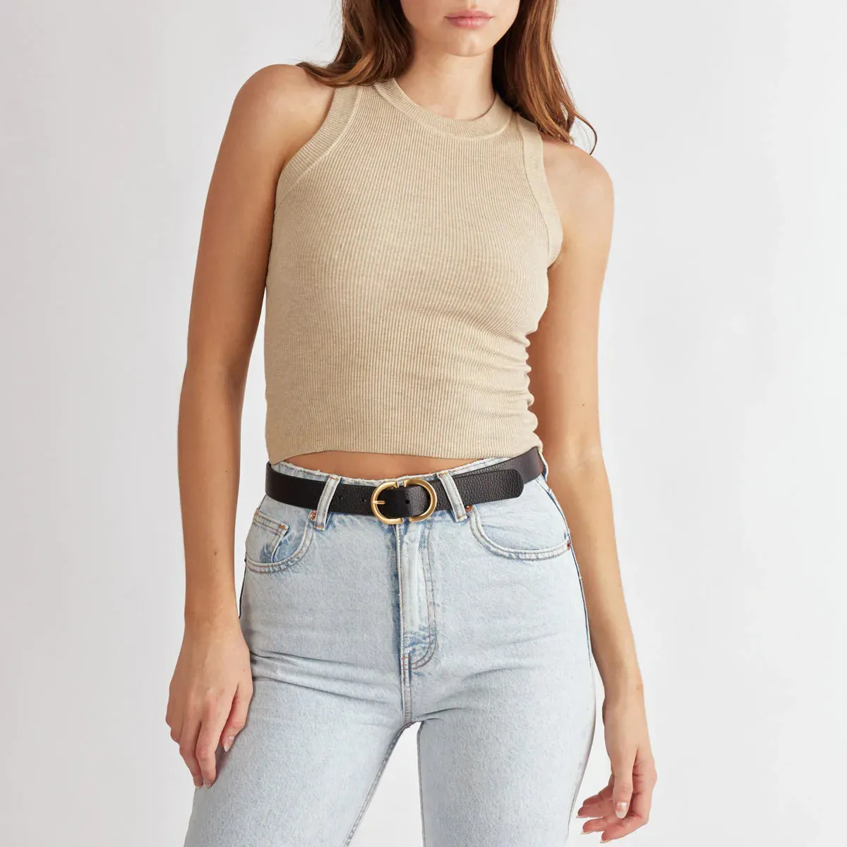 STATUS ANXIETY II IN REVERSE Belt - black/gold