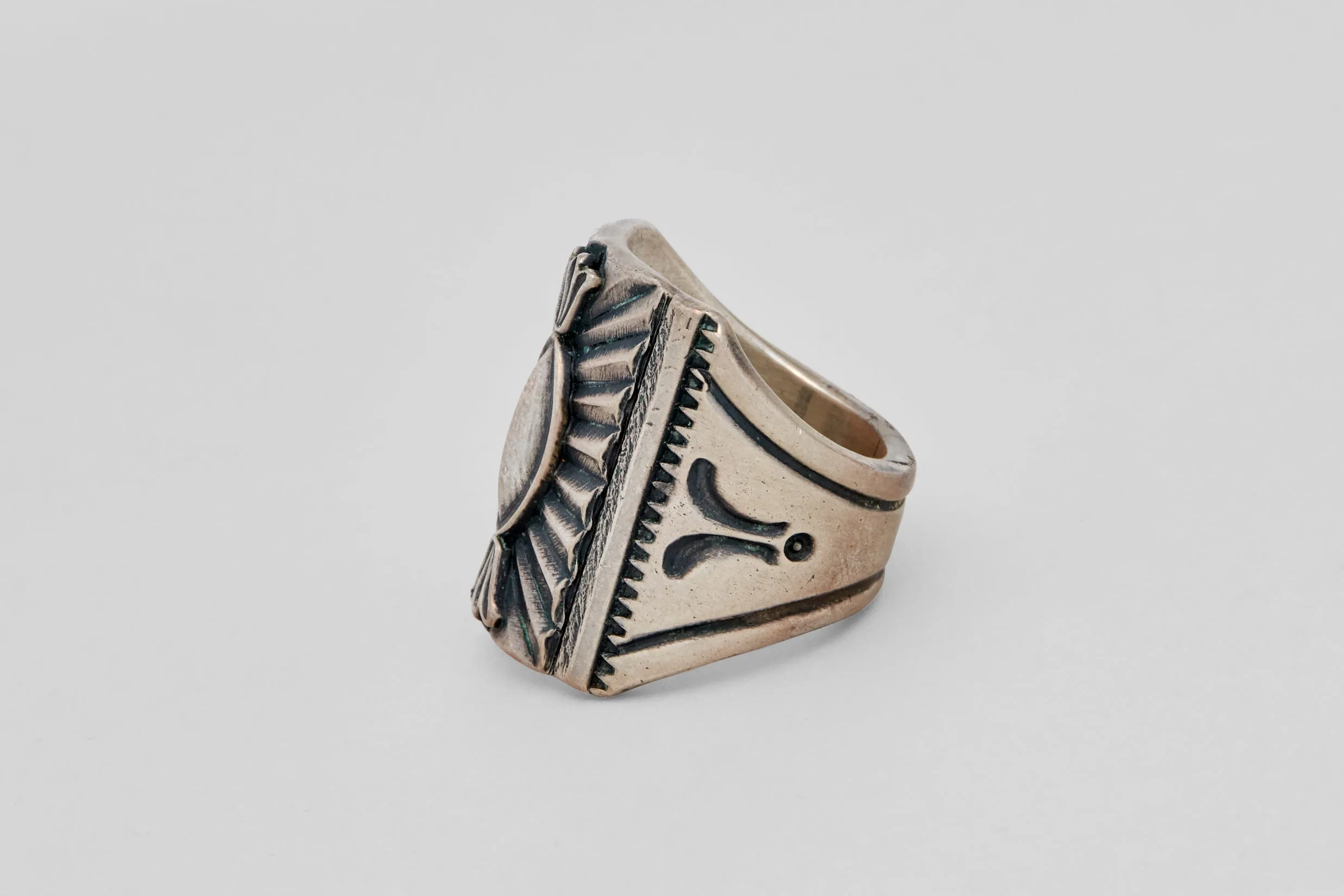 Sterling Silver Concho Ring