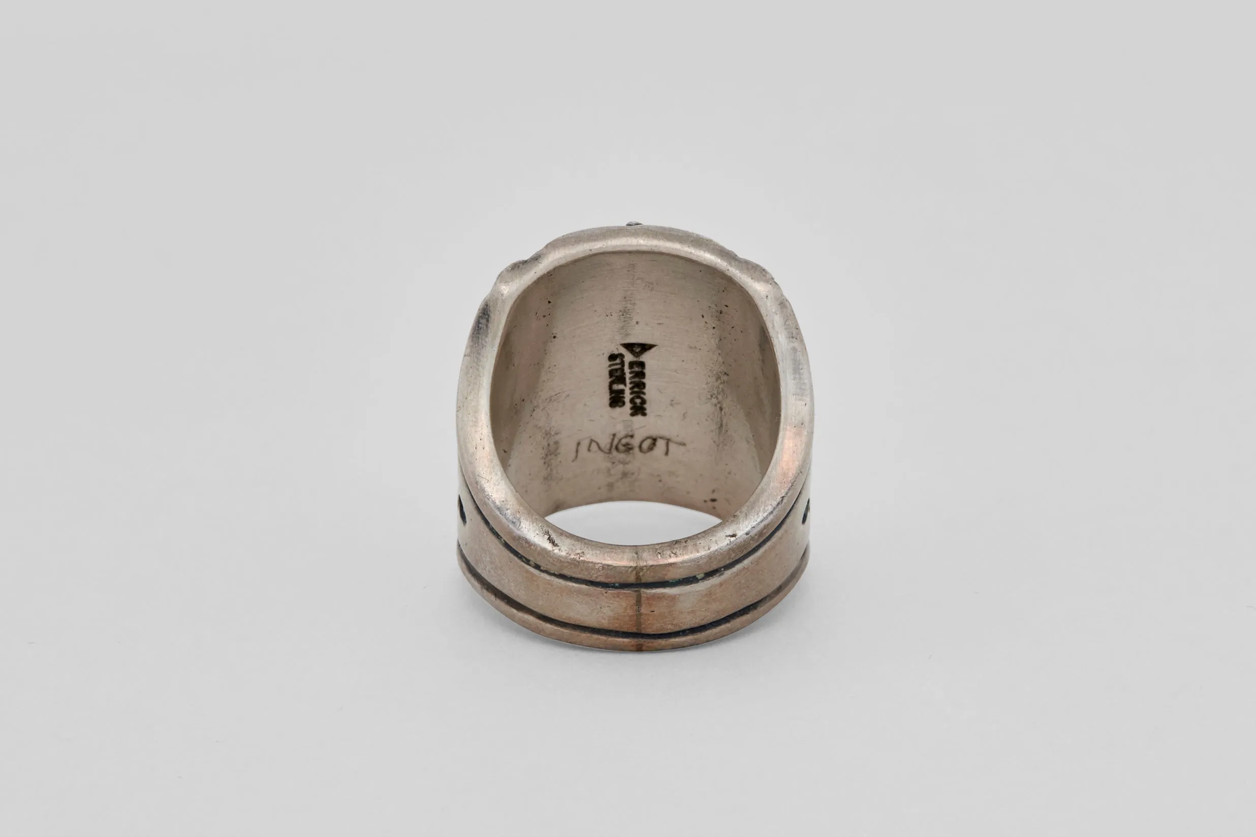 Sterling Silver Concho Ring