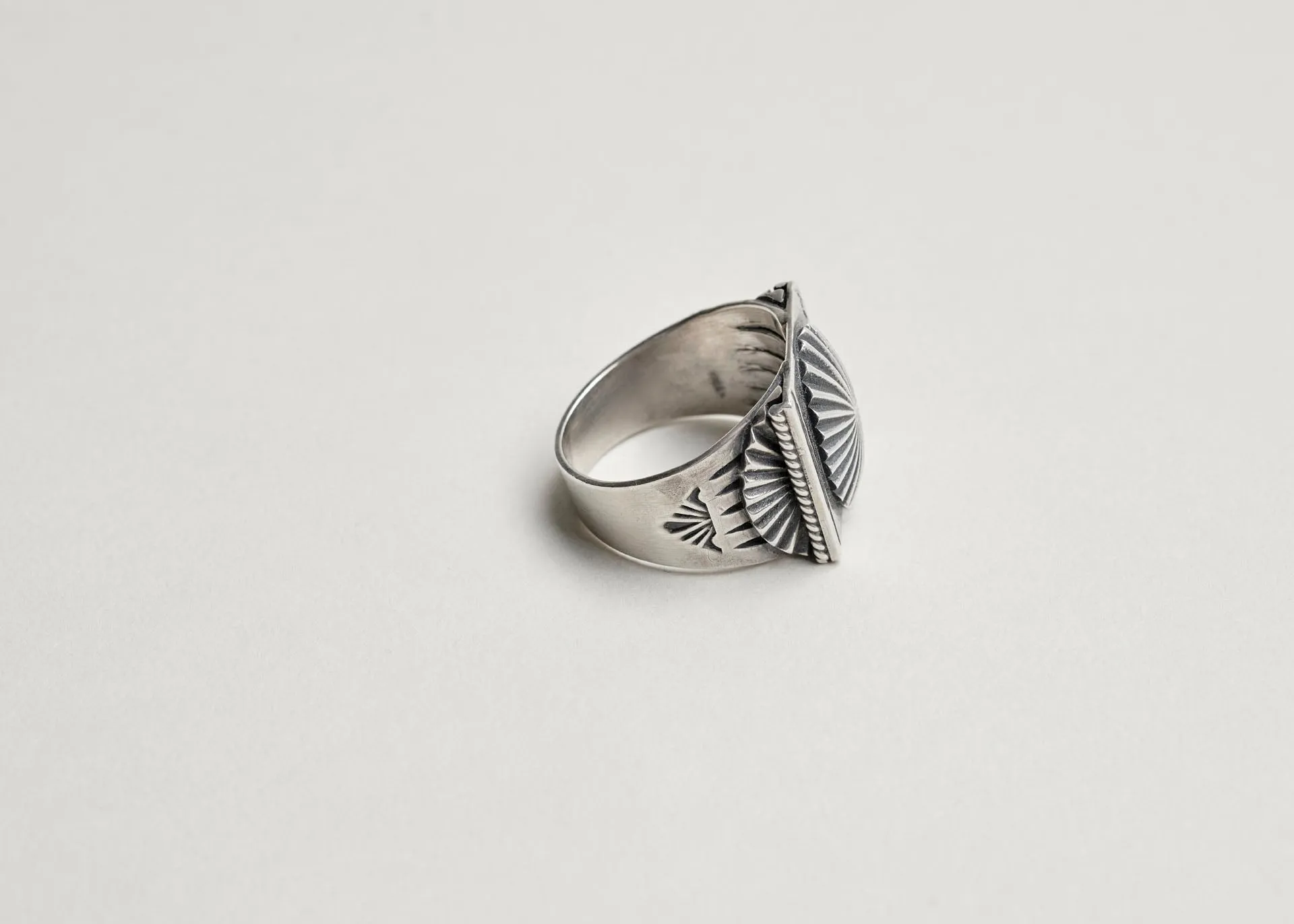 Sterling Silver Concho Ring