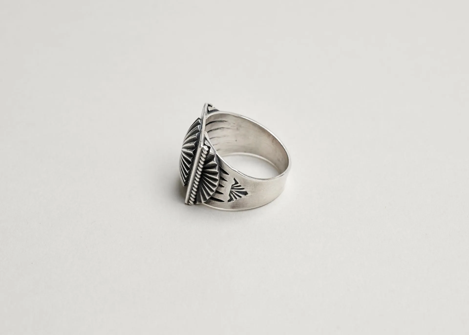 Sterling Silver Concho Ring