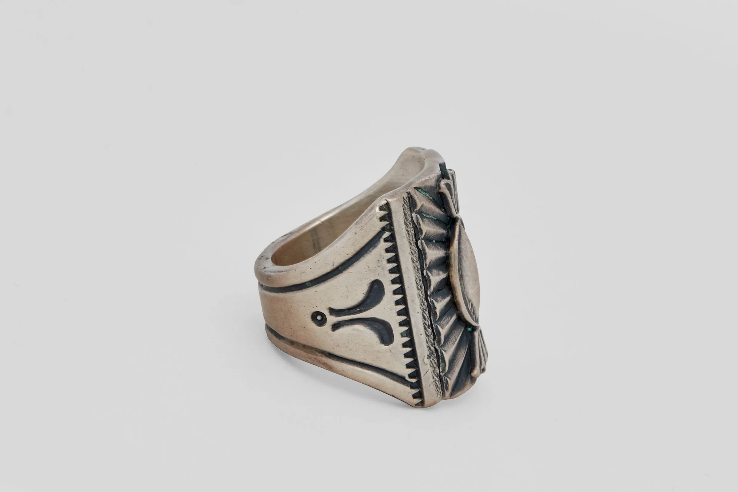 Sterling Silver Concho Ring