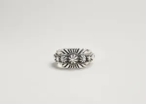 Sterling Silver Multi Concho Ring