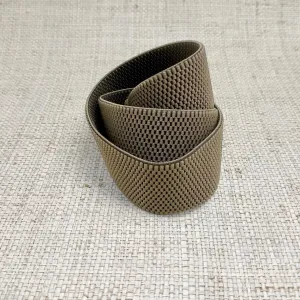 Stretch Band Belt Taupe