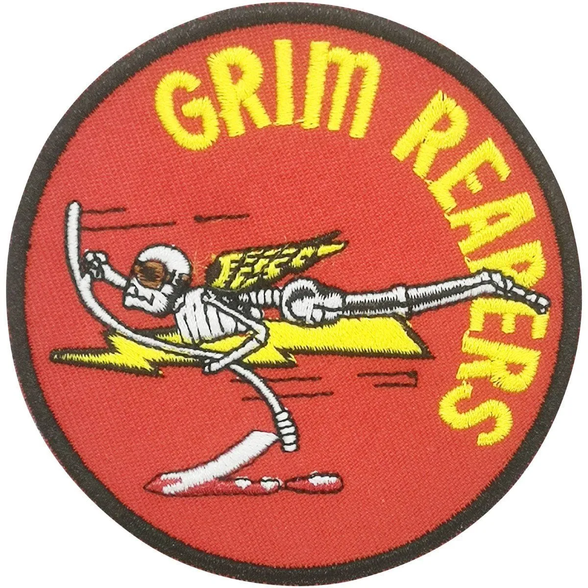 Strike Fighter Squadron 101 (VFA-101) - Grim Reapers Embroidered Patch (Iron On Application)