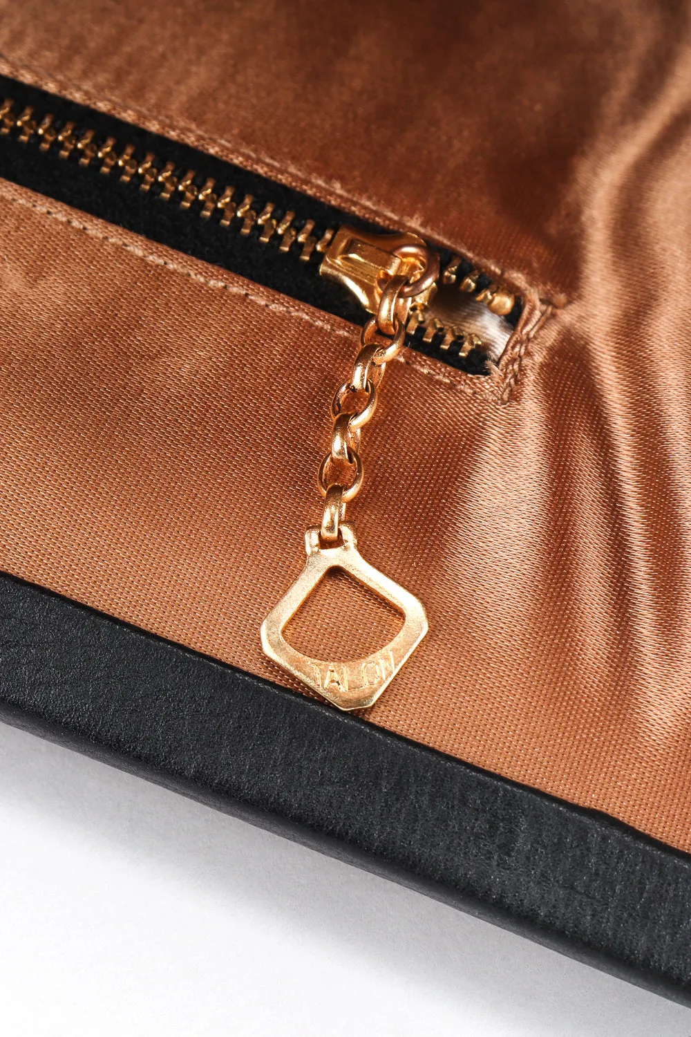 Studded Red Leather Baguette