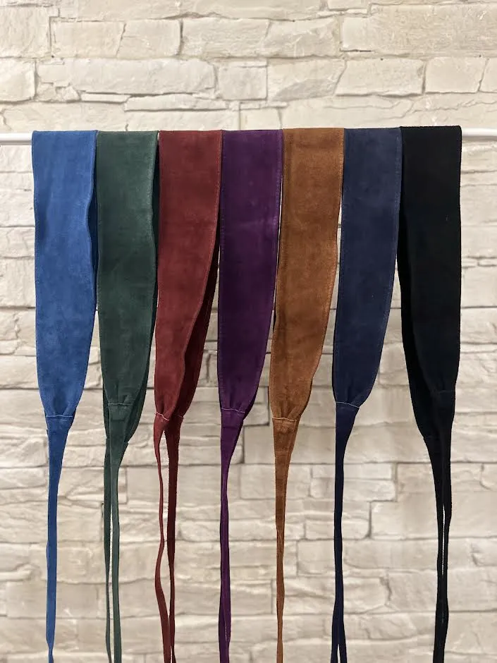 Suede Wrap Belts