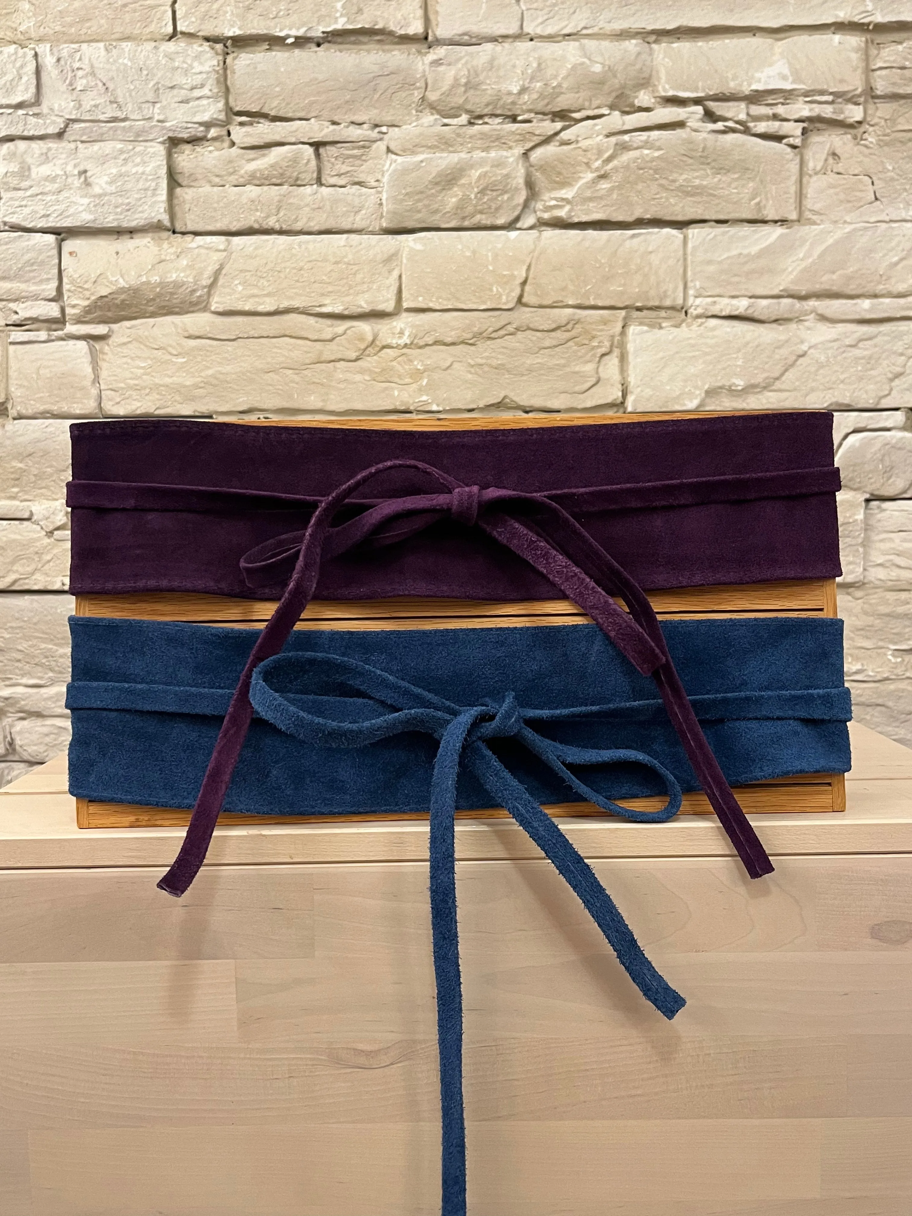 Suede Wrap Belts