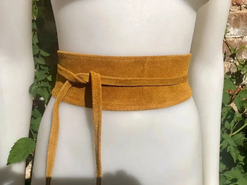 Suede Wrap Belts