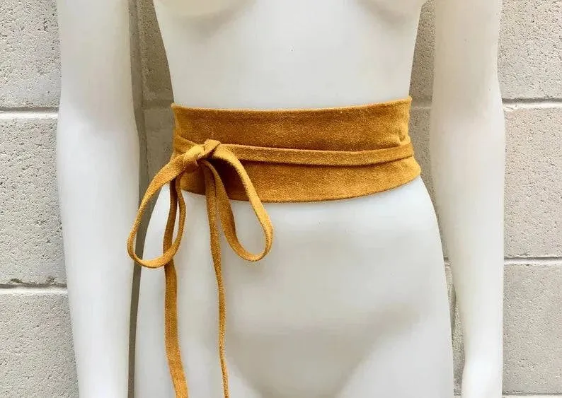 Suede Wrap Belts