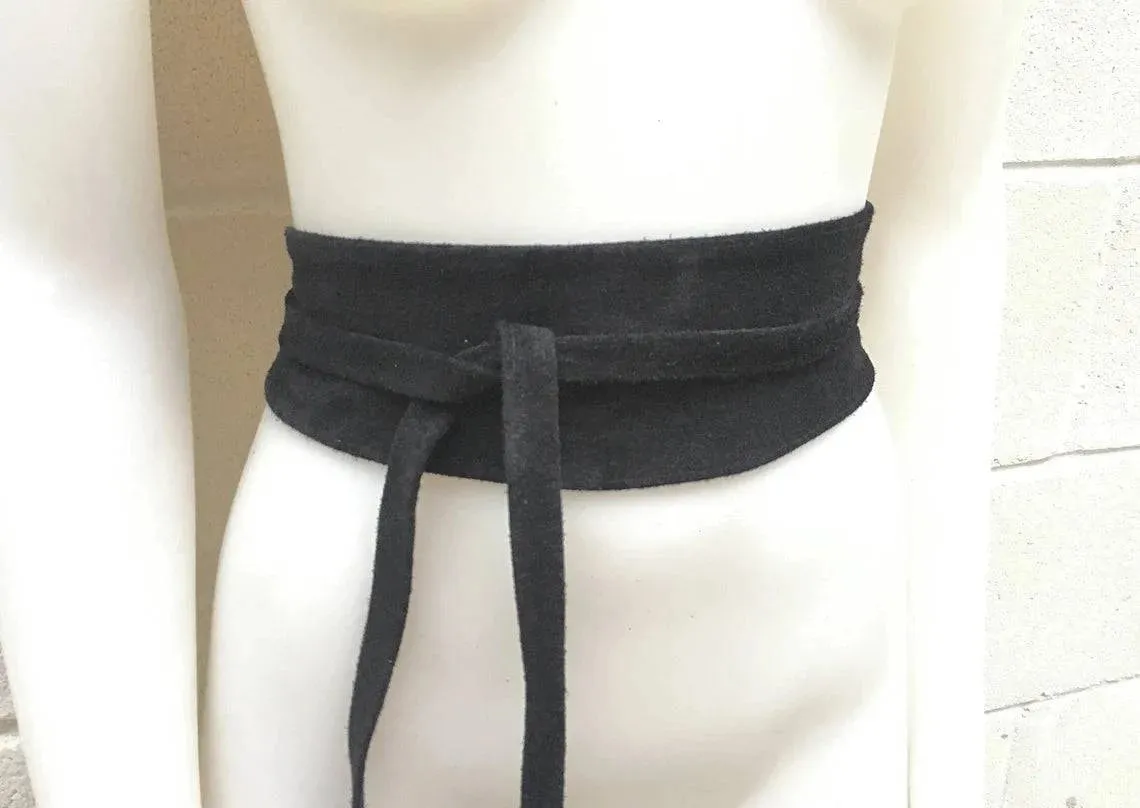 Suede Wrap Belts