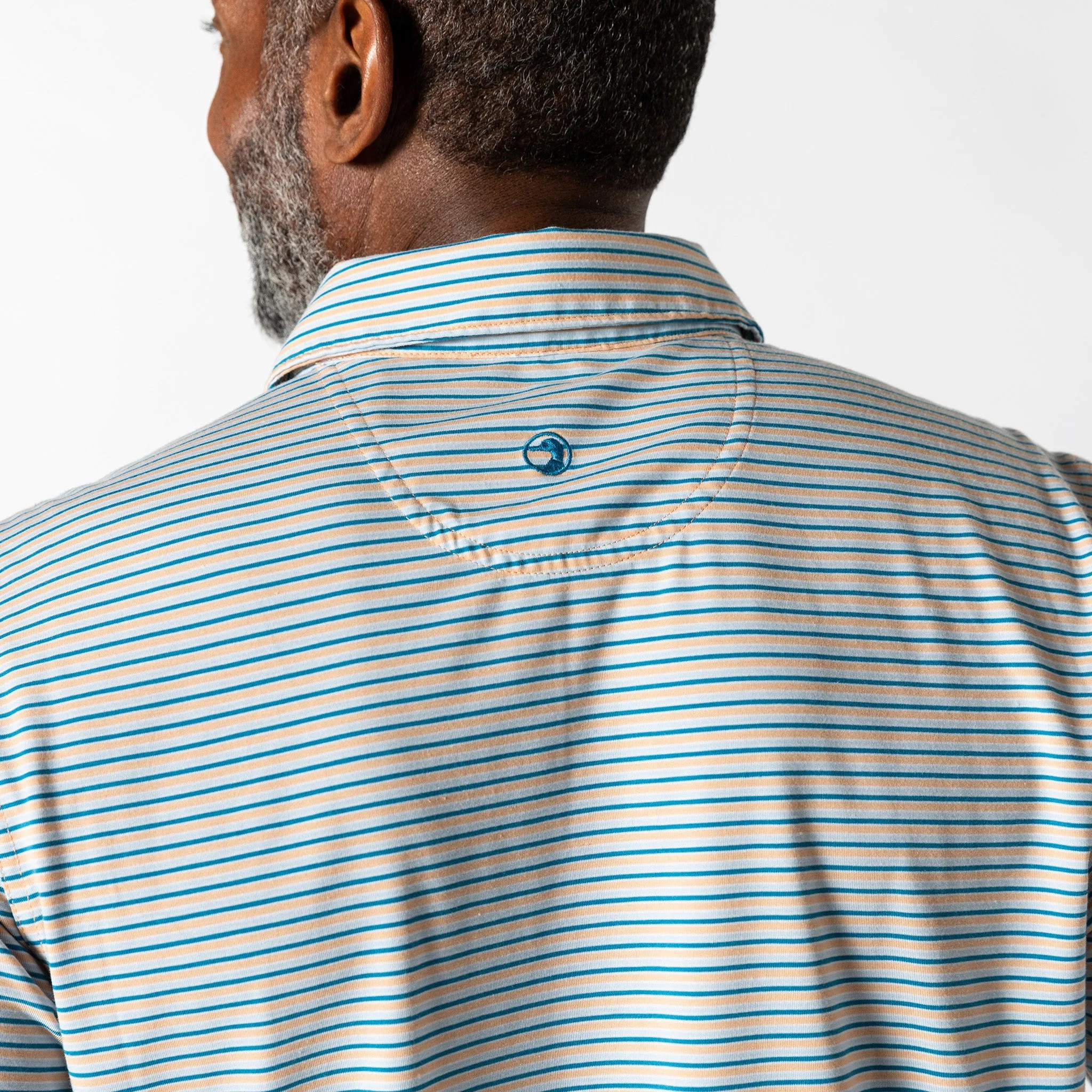 Summerford Performance Jersey Polo - Wharf Stripe