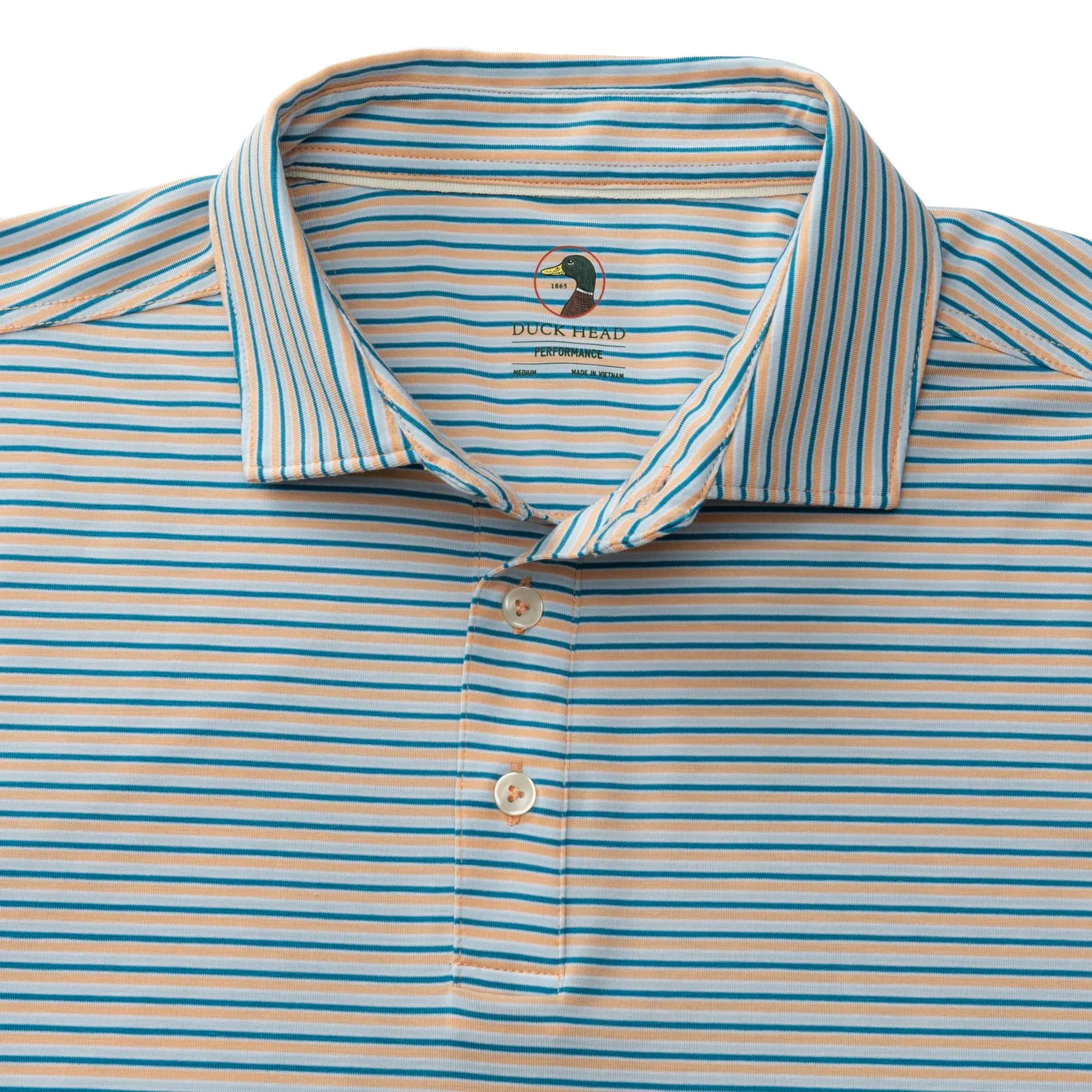 Summerford Performance Jersey Polo - Wharf Stripe
