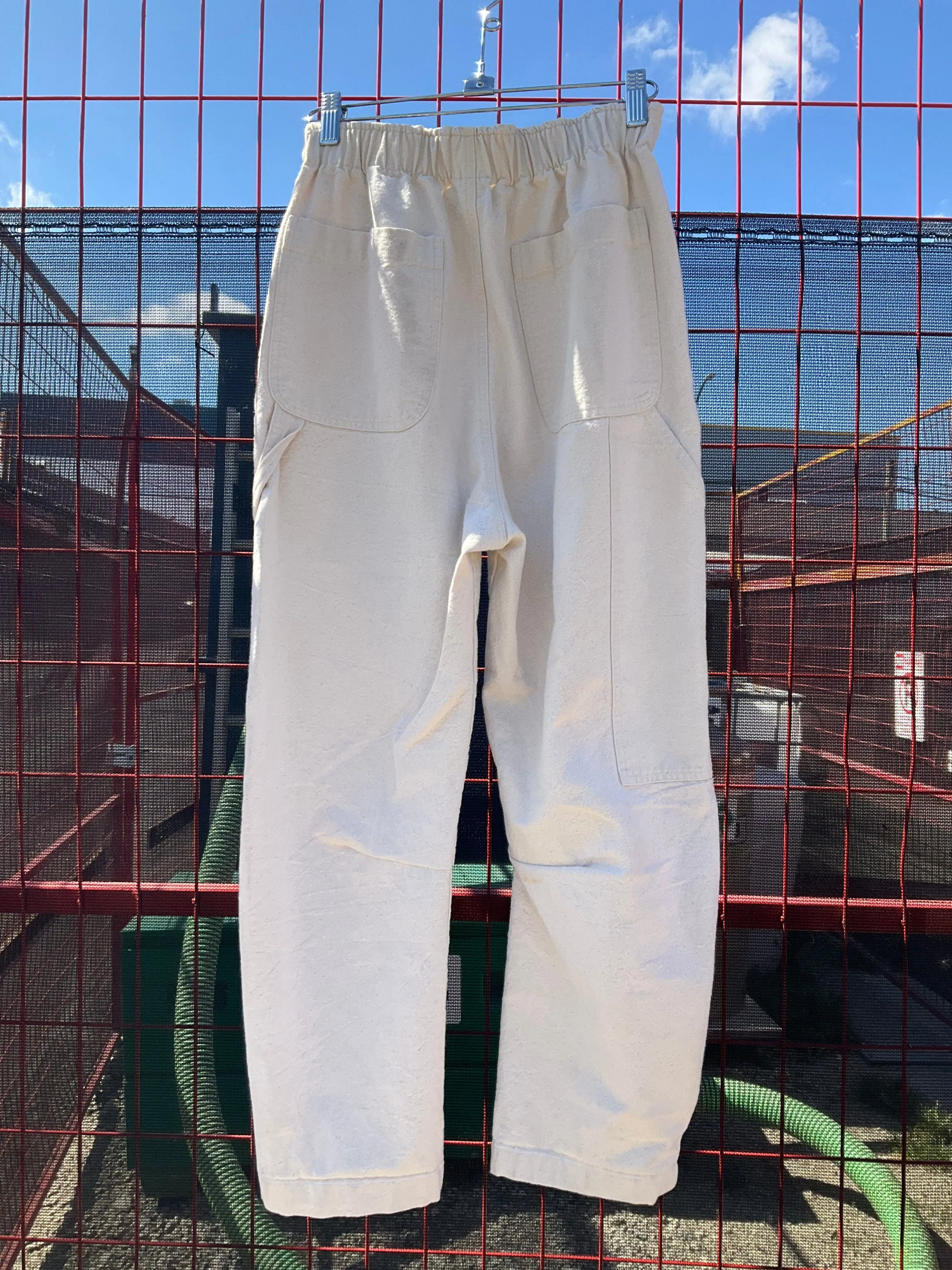 Sunny Canvas Pants in Natural