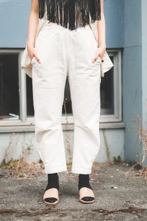 Sunny Canvas Pants in Natural