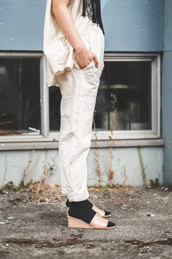 Sunny Canvas Pants in Natural