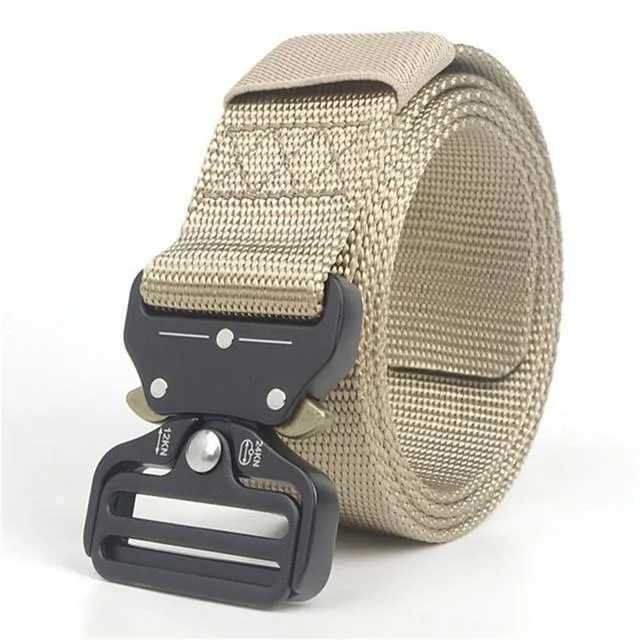Tactical Belt Men Military Nylon Quality Style Combat Belts Metal Multifunctional Training Belt Male Canvas Waistband Belt men