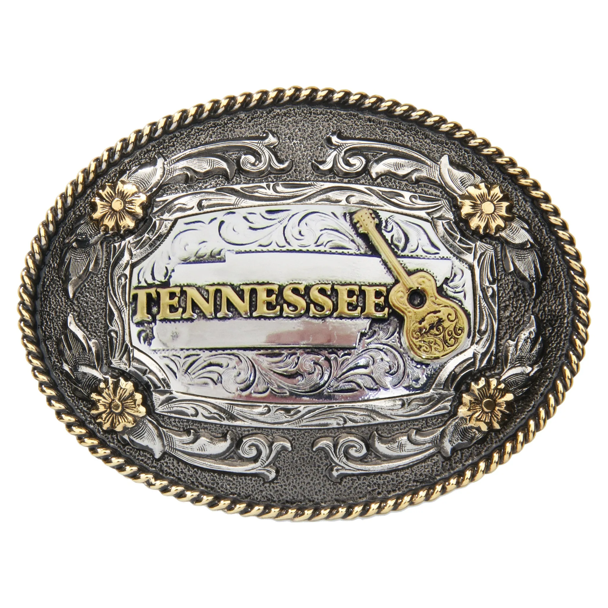 Tennessee — Oval Rope Edge Buckle