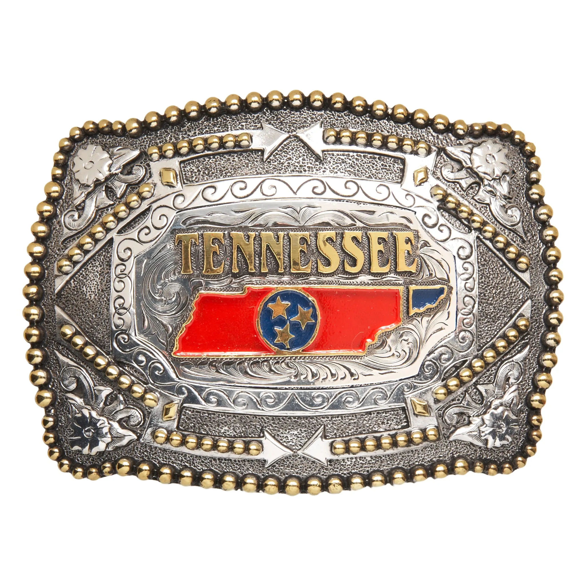Tennessee State — Beaded Arrow Buckle
