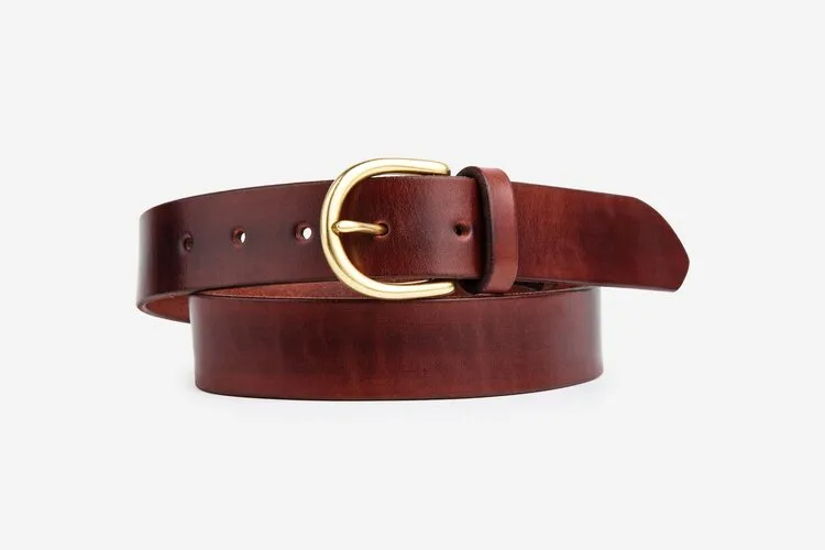 The Lygon Belt, Dark Brown - Brass