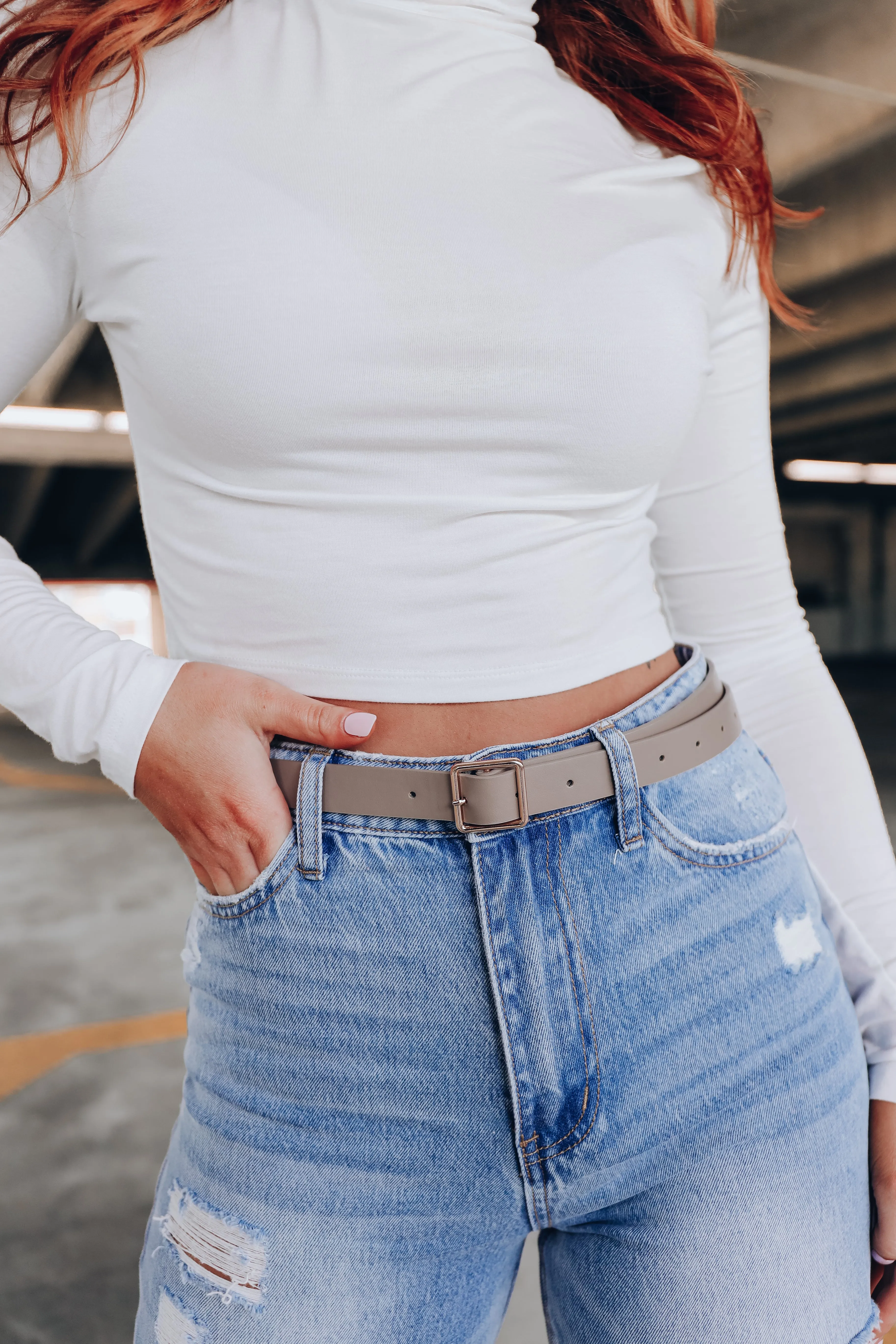 The Neutrals Trio Belt Set - Taupe