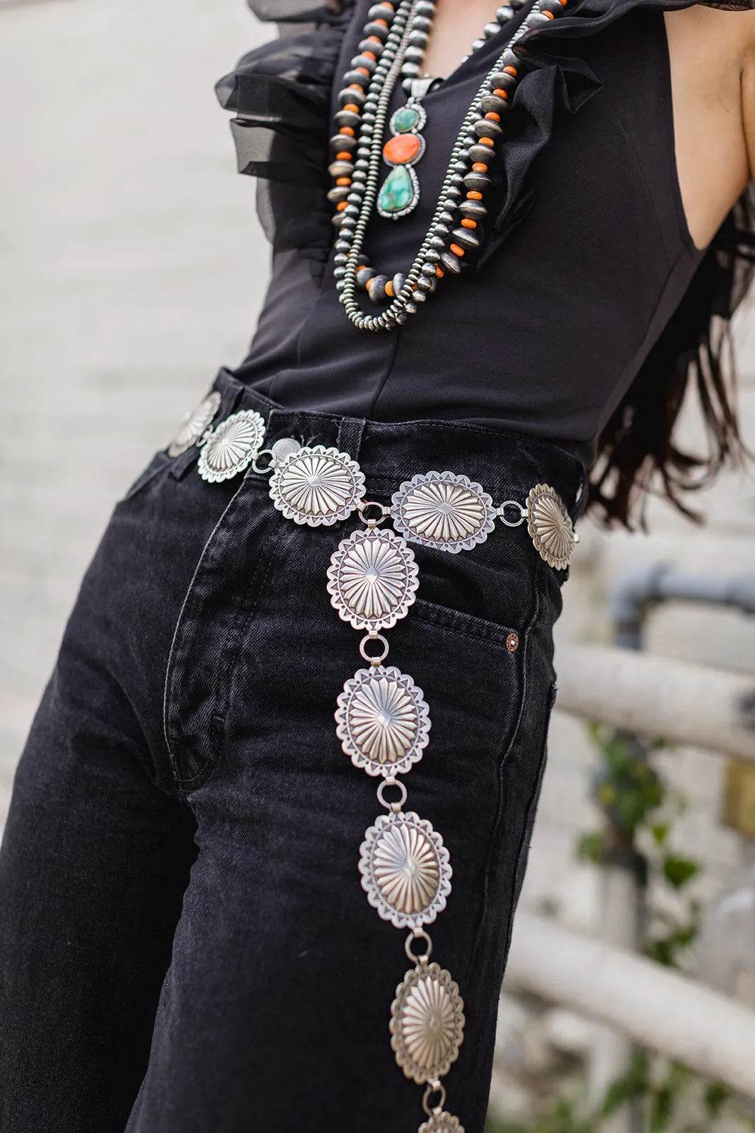 The Ruidoso Concho Belt - Large Concho (EXTENDED SIZE OPTIONS)