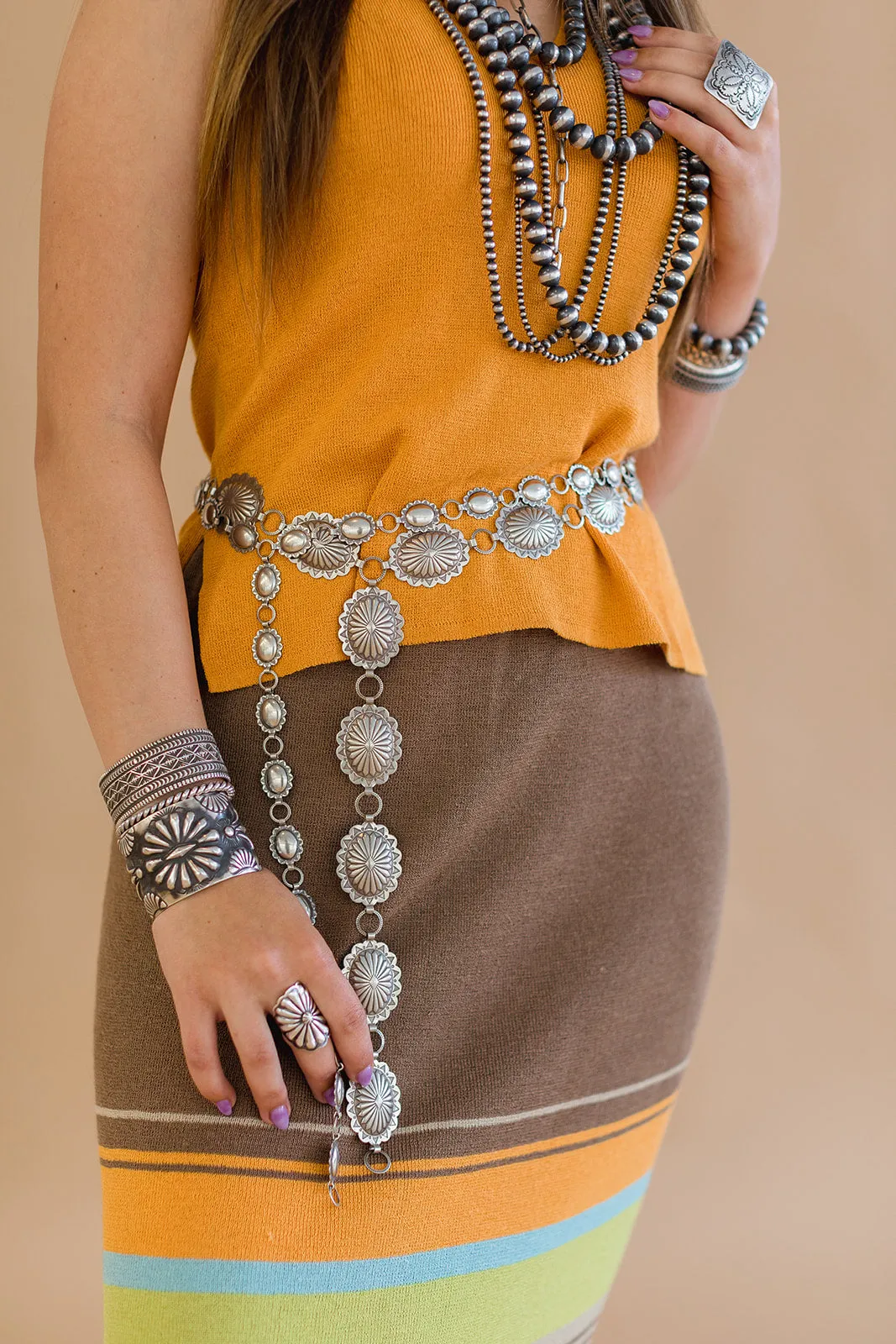 The Ruidoso Concho Belt - Medium Concho (EXTENDED SIZE OPTIONS)