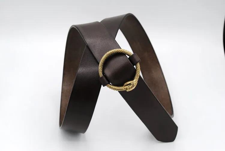 The Snake Belt, Chocolate Brown