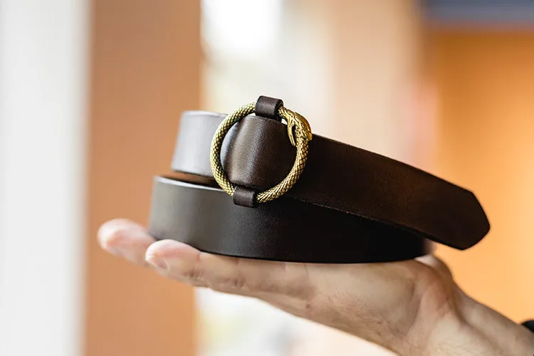 The Snake Belt, Chocolate Brown