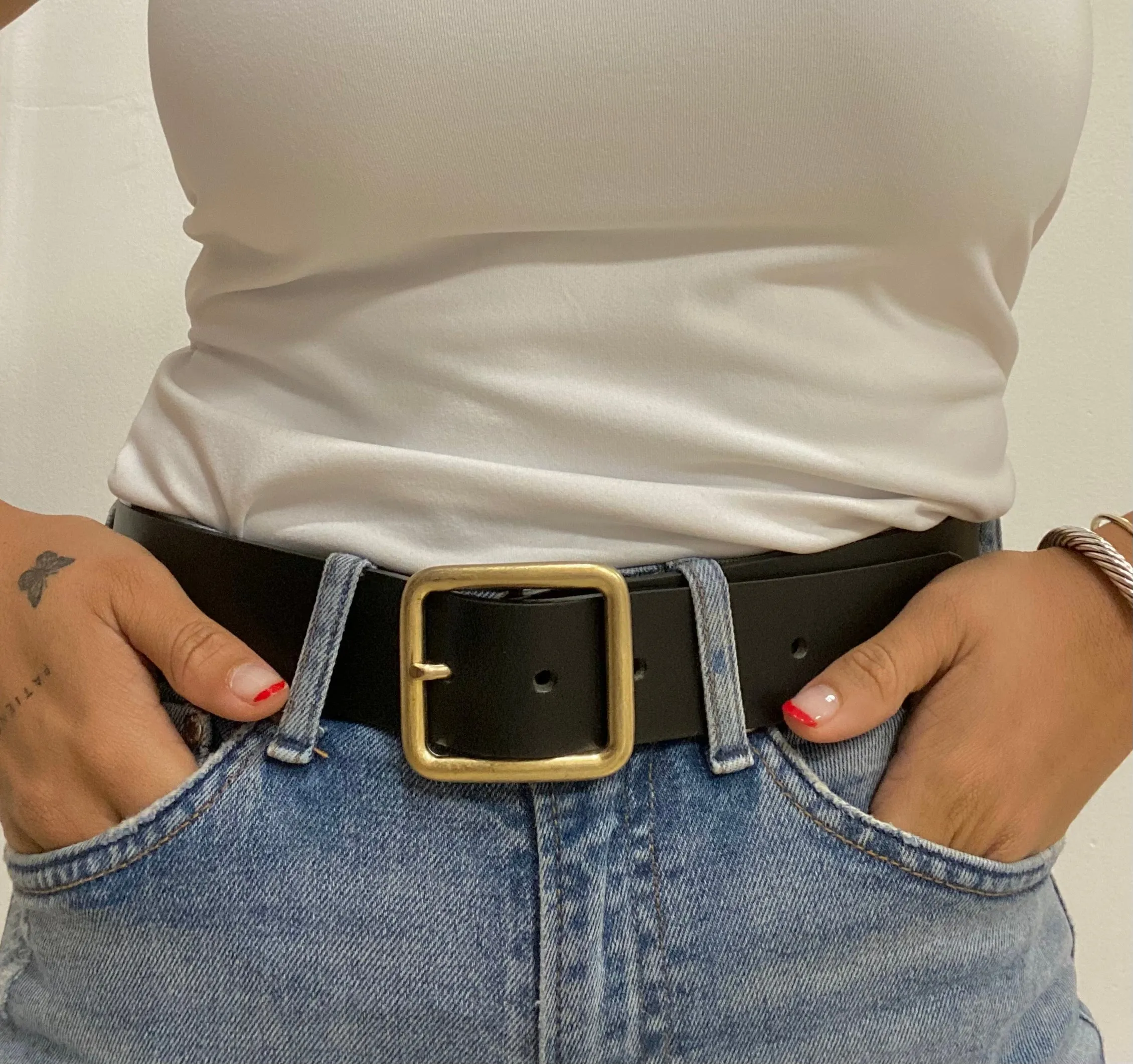 Thick Leather Belt