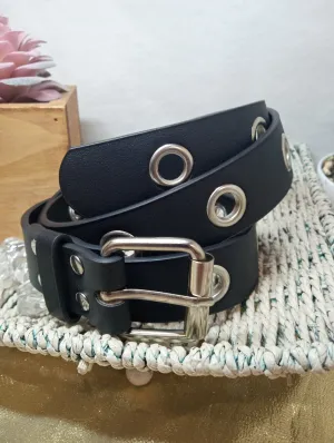 Thin Leather Belts w/Holes