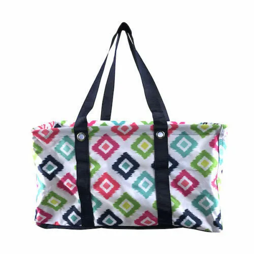 Thirty one Large Utility Tote Beach Picnic Laundry Basket Bag 31 Gift in Candy Corner