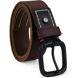 Timberland Pro Men's Vintage Style Rivet Double Stitch Leather Belt BP0008