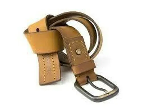 Timberland Pro Men's Vintage Style Rivet Double Stitch Leather Belt BP0008