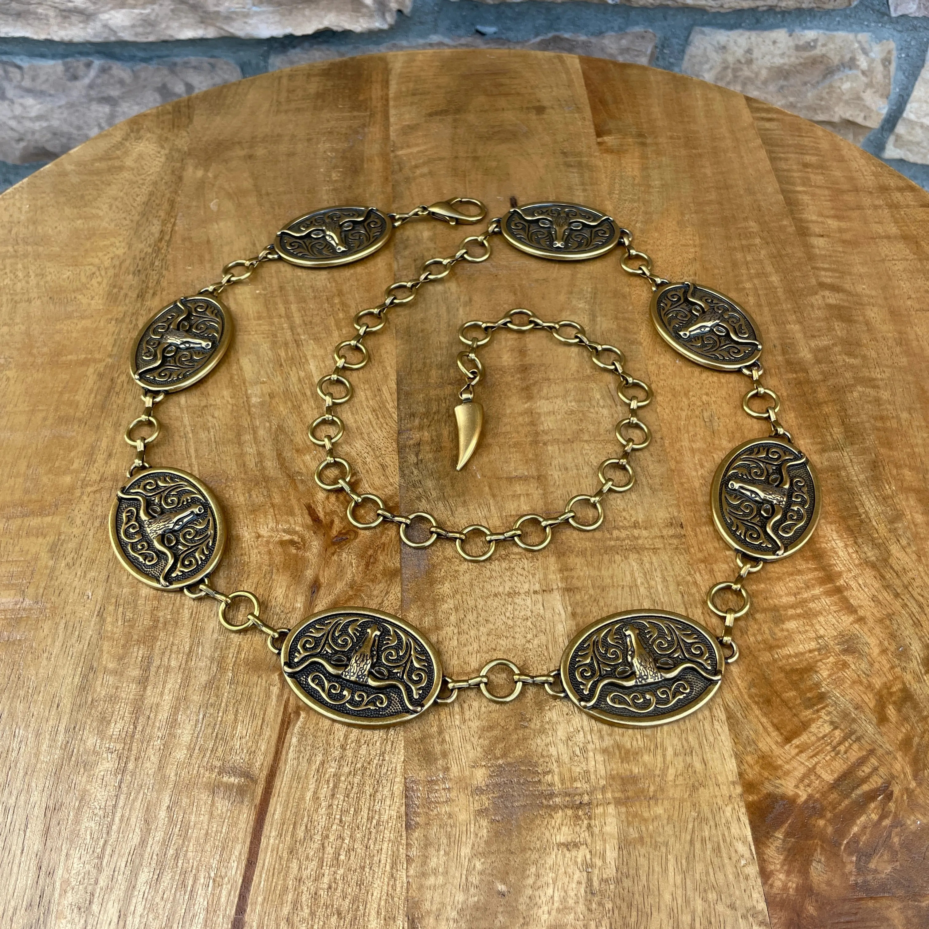 Tori Gold Concho Belt