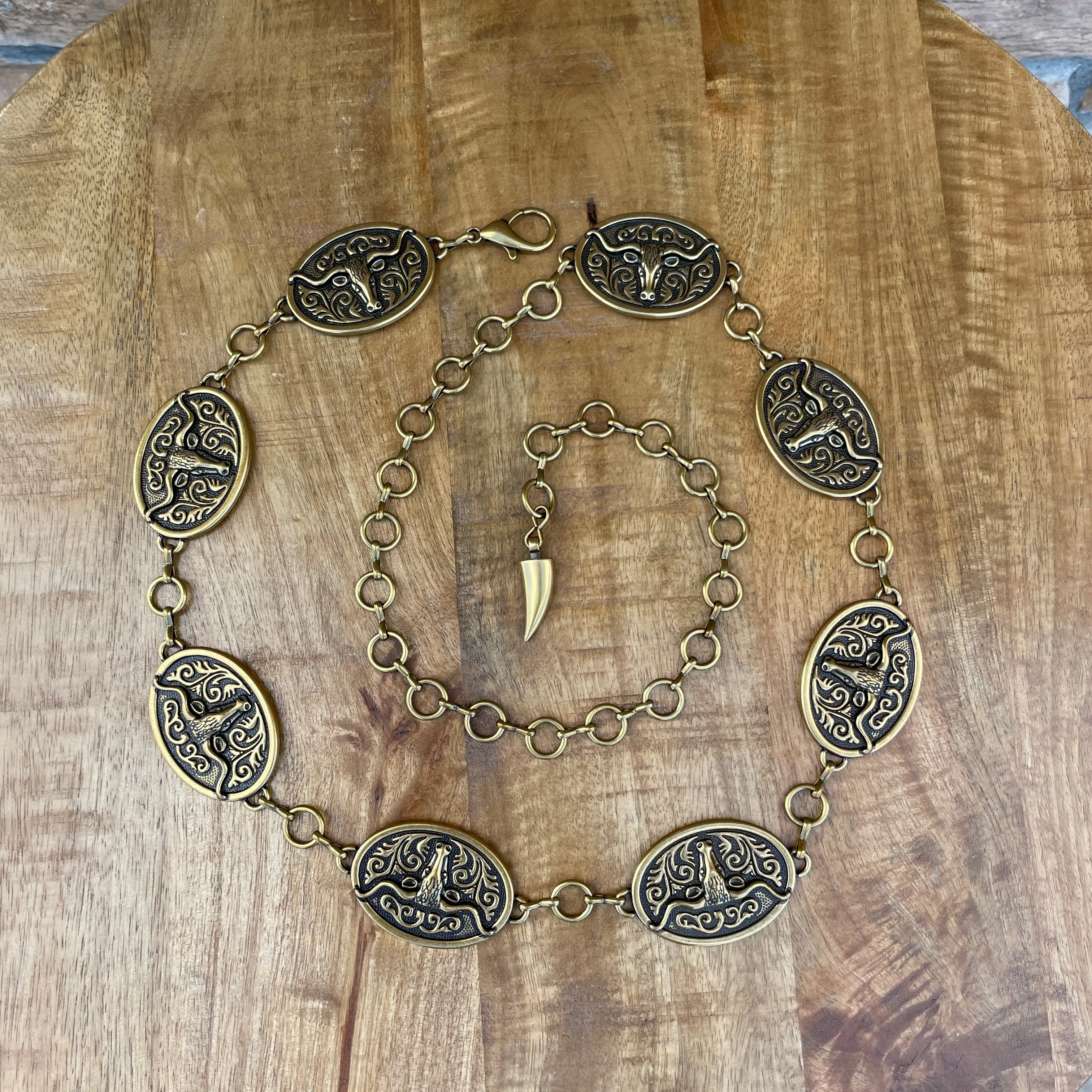Tori Gold Concho Belt