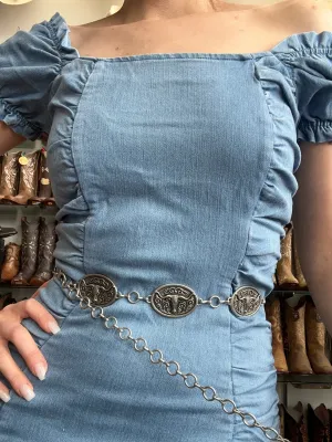 Tori Silver Concho Belt