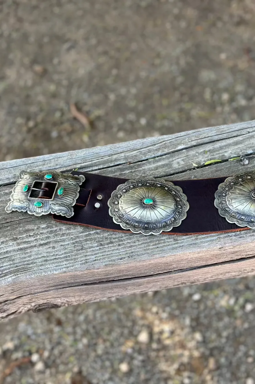 Turquoise Marvel Concho Belt