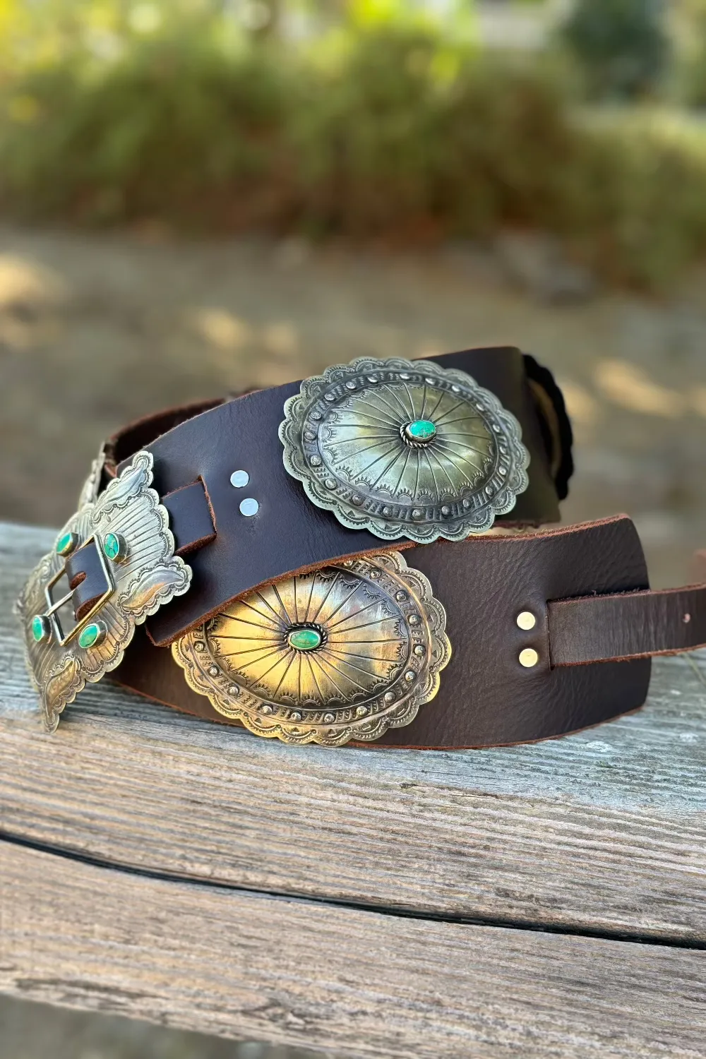 Turquoise Marvel Concho Belt