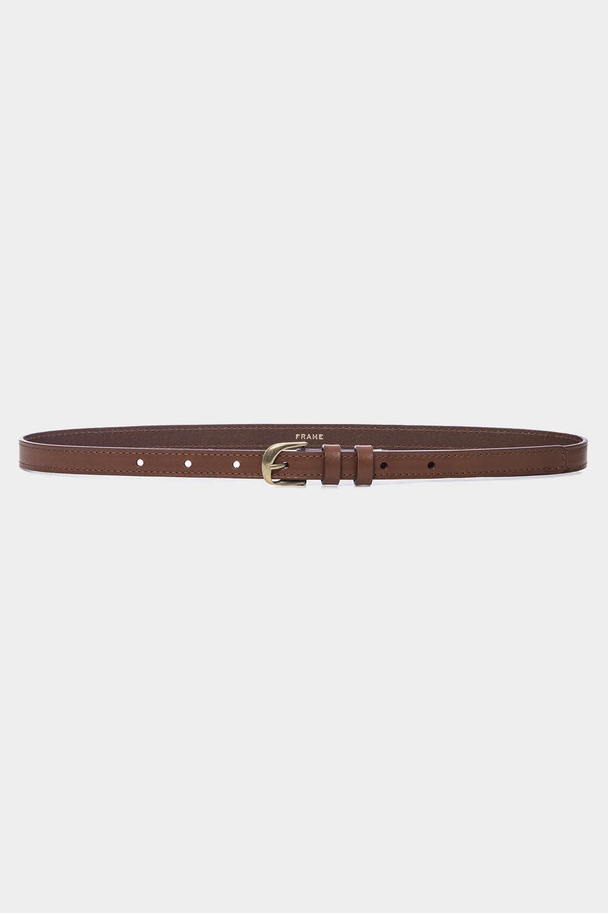 Twist Buckle Belt in Tobacco