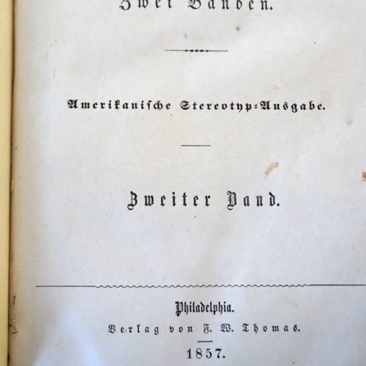 Two Volume German Books: Sammtliche Werke by Gotthold Ephraim Lessing