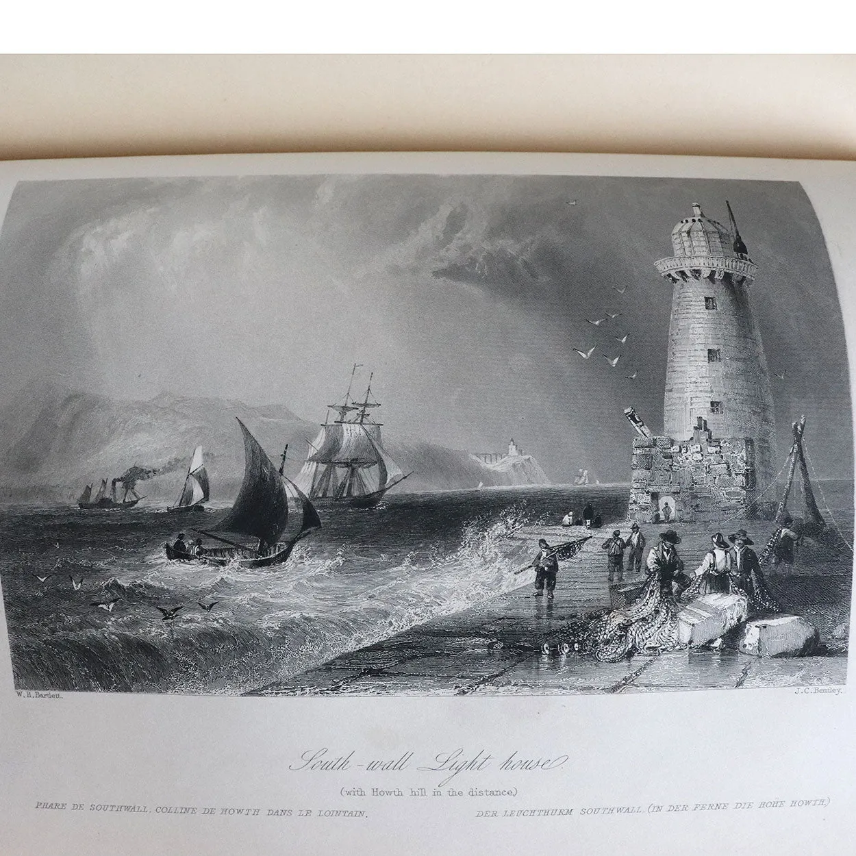 Two Volumes Books: The Scenery and Antiquities of Ireland by N.P. Willis & J. Stirling Coyne